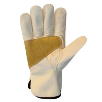 Premium Leather Driver Gloves Back View - Cow, Buffalo & Sheep Leather